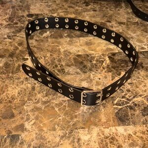 Black Studded Belt